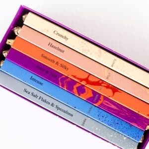 Pack of 6 Chocolate Bars in Different Flavors