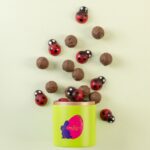 Artisanal Easter Ladybug milk chocolate and biscuit bonbons