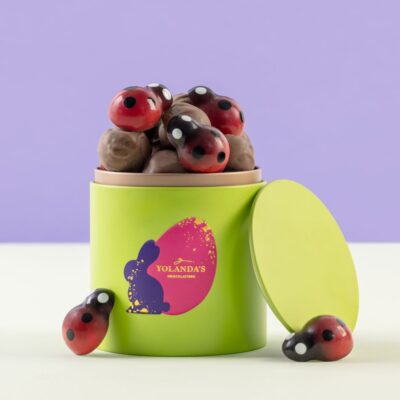 Box of Easter Ladybug Bonbons and Truffles for a festive gift
