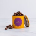 Caramelised nuts in a luxury tin