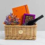 Luxury Chocolate Selection and Dry Flowers Bouquet Hamper